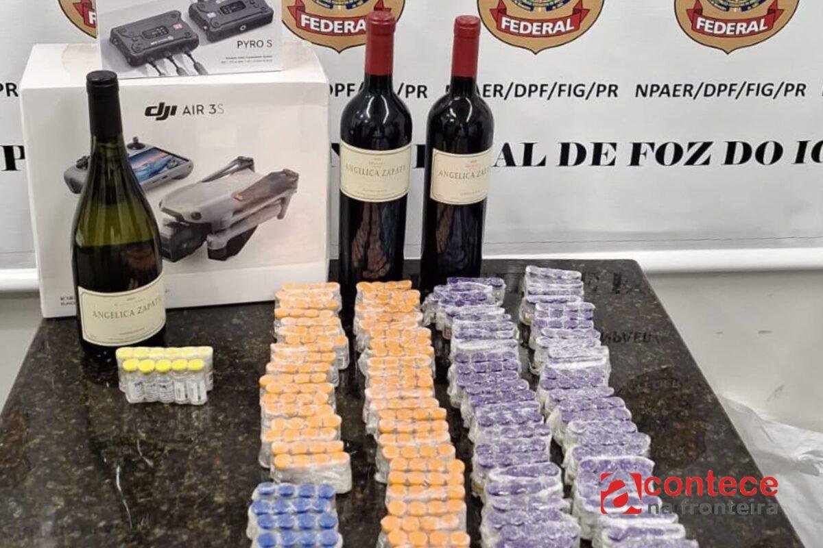PF prende passageira com 500 ampolas de emagrecedor em Foz