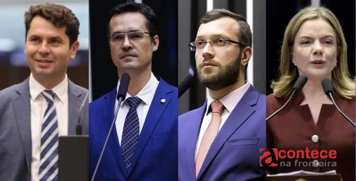Quaest no Paraná para o Senado: Alexandre Curi, 14%; Deltan Dallagnol, 11%; Filipe Barros, 11%; e Gleisi, 10%