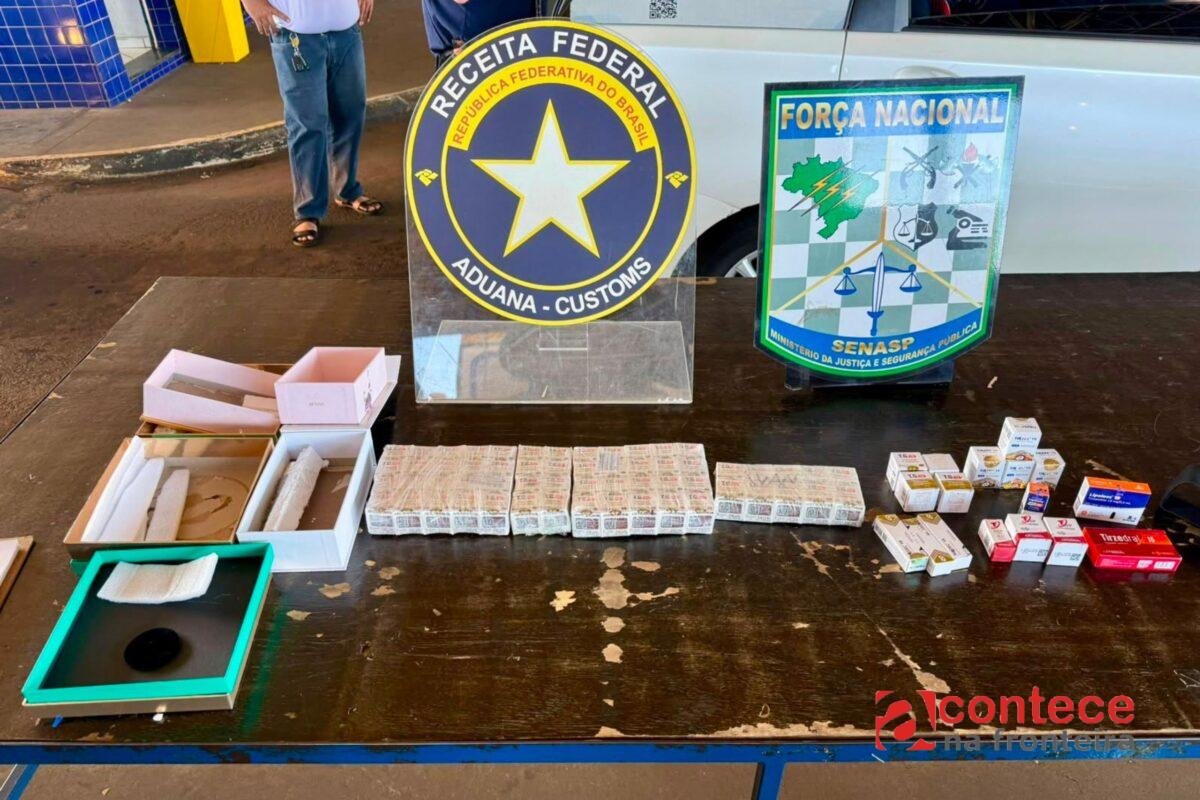 Receita apreende mil ampolas de emagrecedor na fronteira