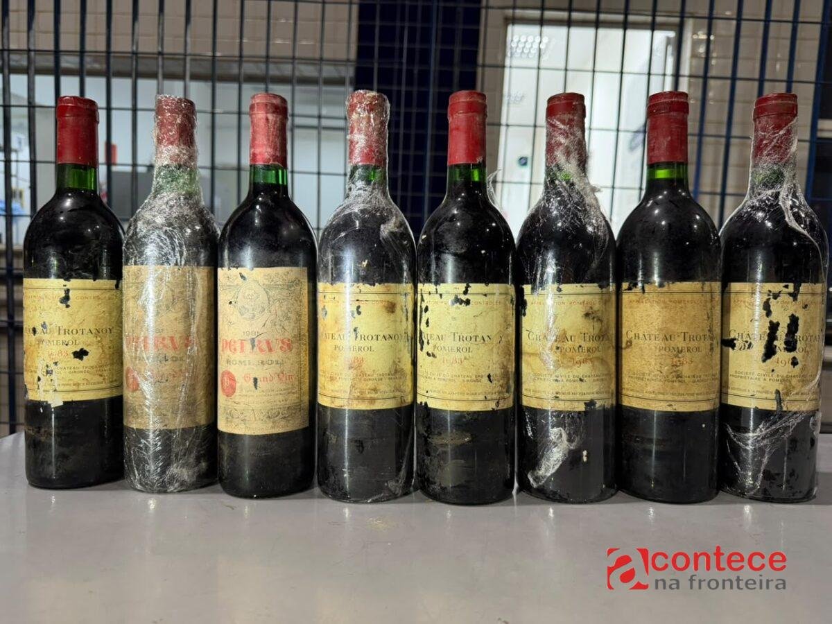 Vinhos raros de R$ 500 mil são apreendidos na BR-277 no PR