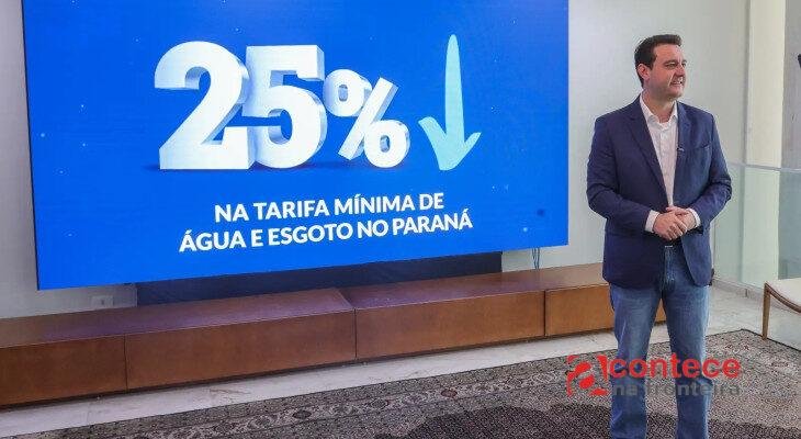 Sanepar reduz tarifa em 25% no Paraná; veja o histórico