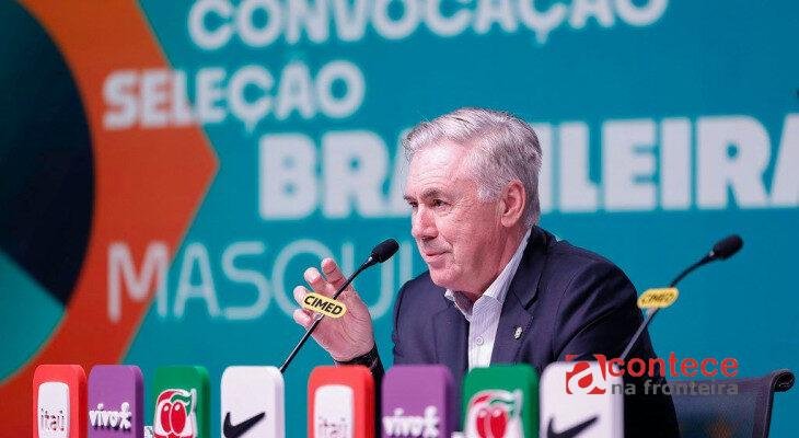 Seleção Brasileira: Ancelotti anuncia 26 convocados na quarta
