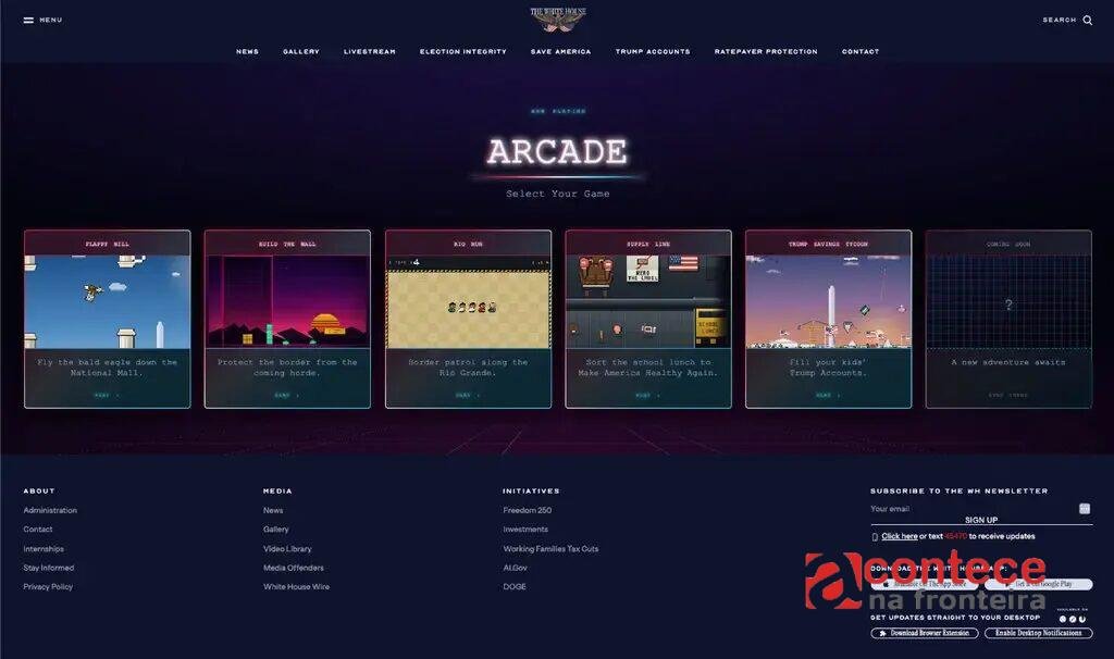 Tetris nega ter autorizado controverso jogo da Casa Branca contra imigrantes