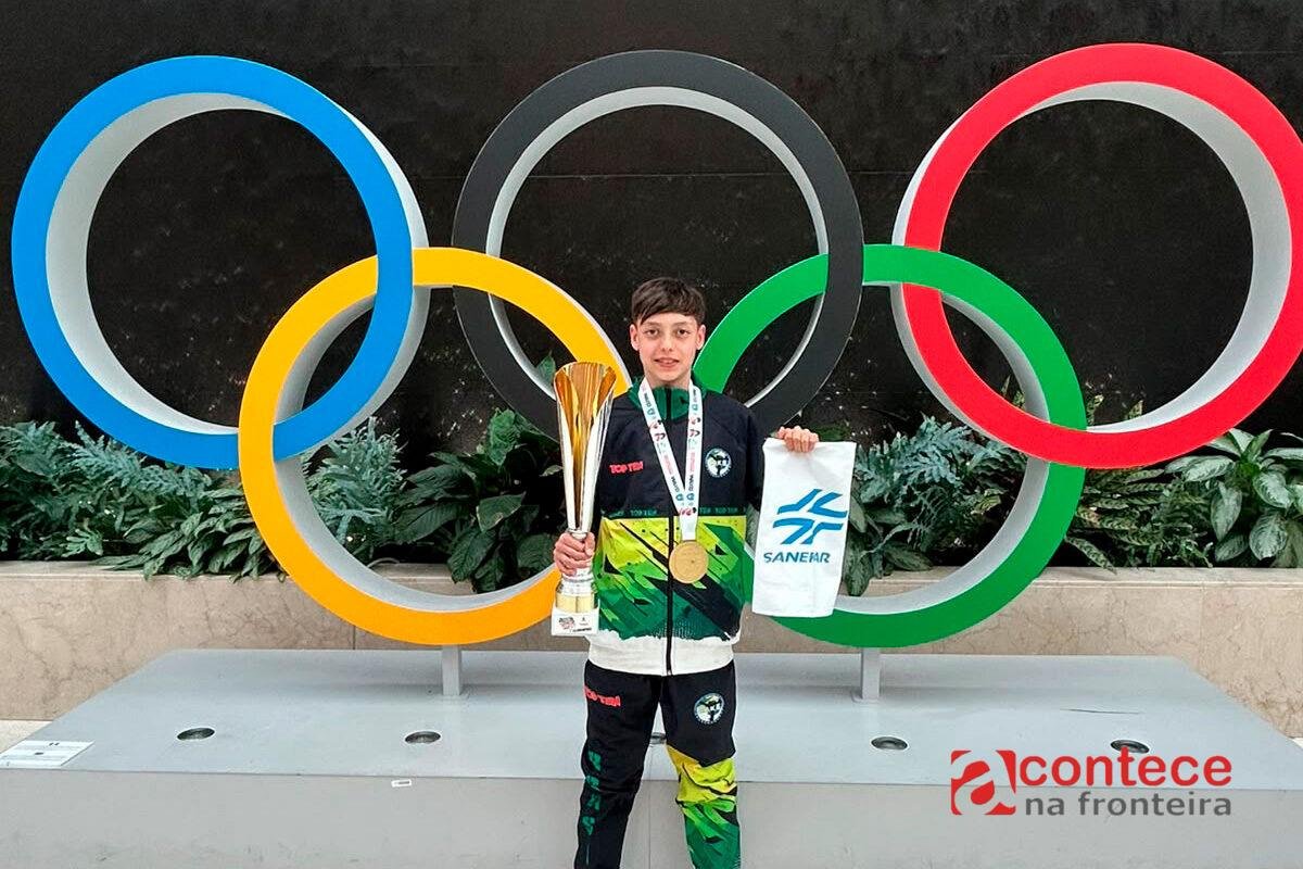 Atleta do Paraná vence Mundial de Kickboxing na Itália
