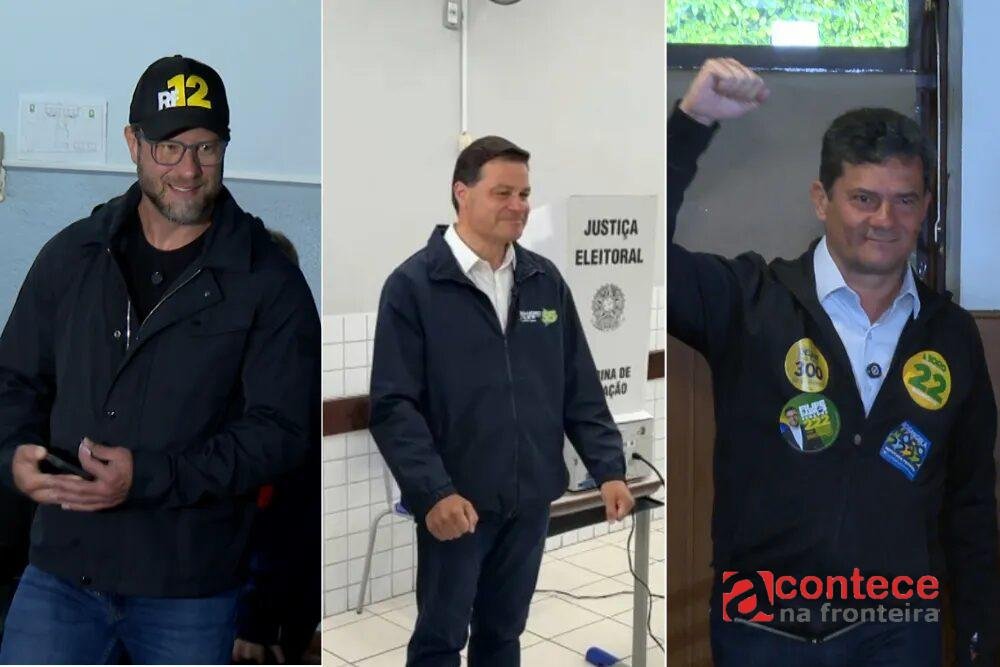 Candidatos ao governo do Paraná votam no primeiro turno