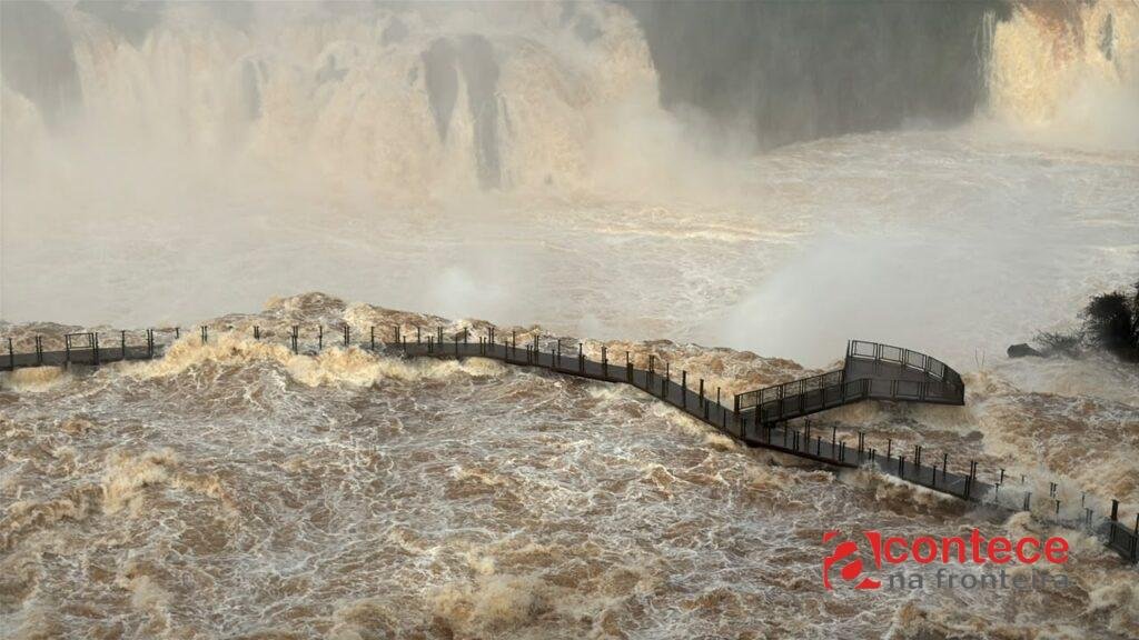 Cataratas registram o maior volume do ano