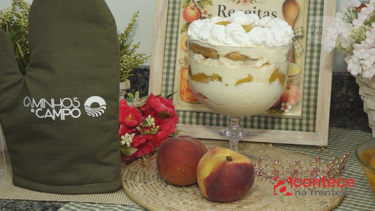Concurso de Receitas 2026: aprenda a preparar o pêssego real