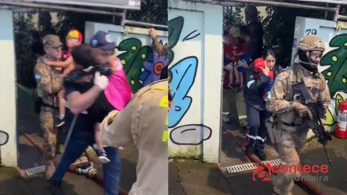 Crianças reféns em CMEI de Curitiba comemoravam Dia das Crianças