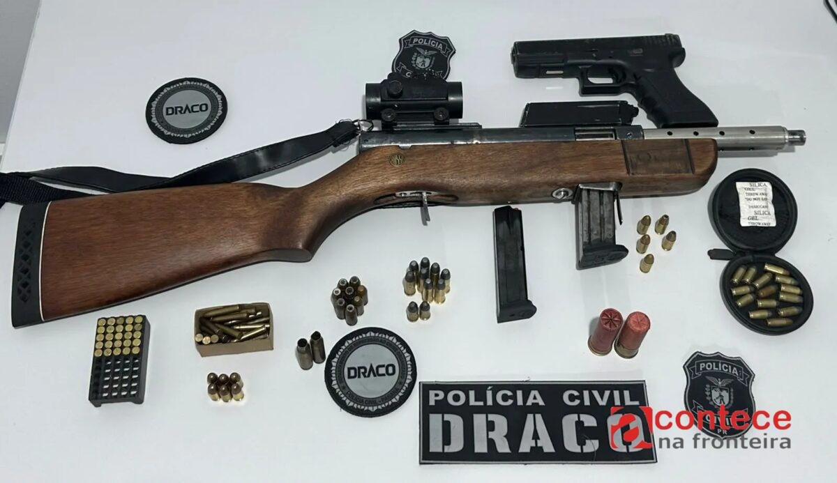 Ex-militar é preso com fábrica clandestina de armas em Curitiba
