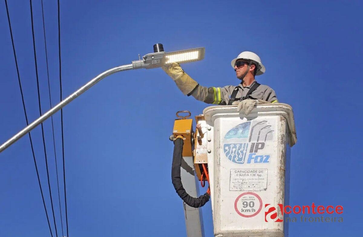 Foz do Iguaçu investe R$ 1 milhão em nova iluminação pública