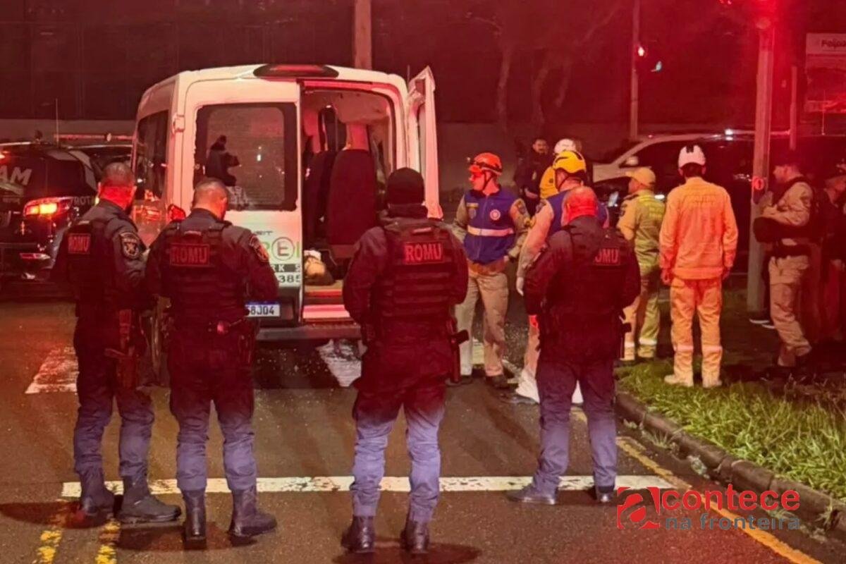 Homem é morto a tiros em van após sair de aeroporto no PR