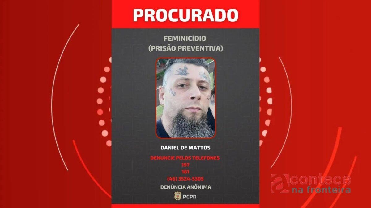 Feminicídio no Paraná: Polícia procura suspeito de matar esposa