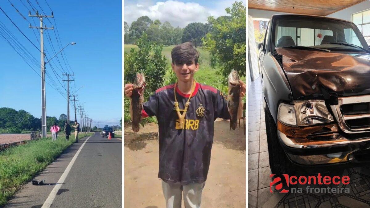 Ciclista morre atropelado no PR ao tirar foto