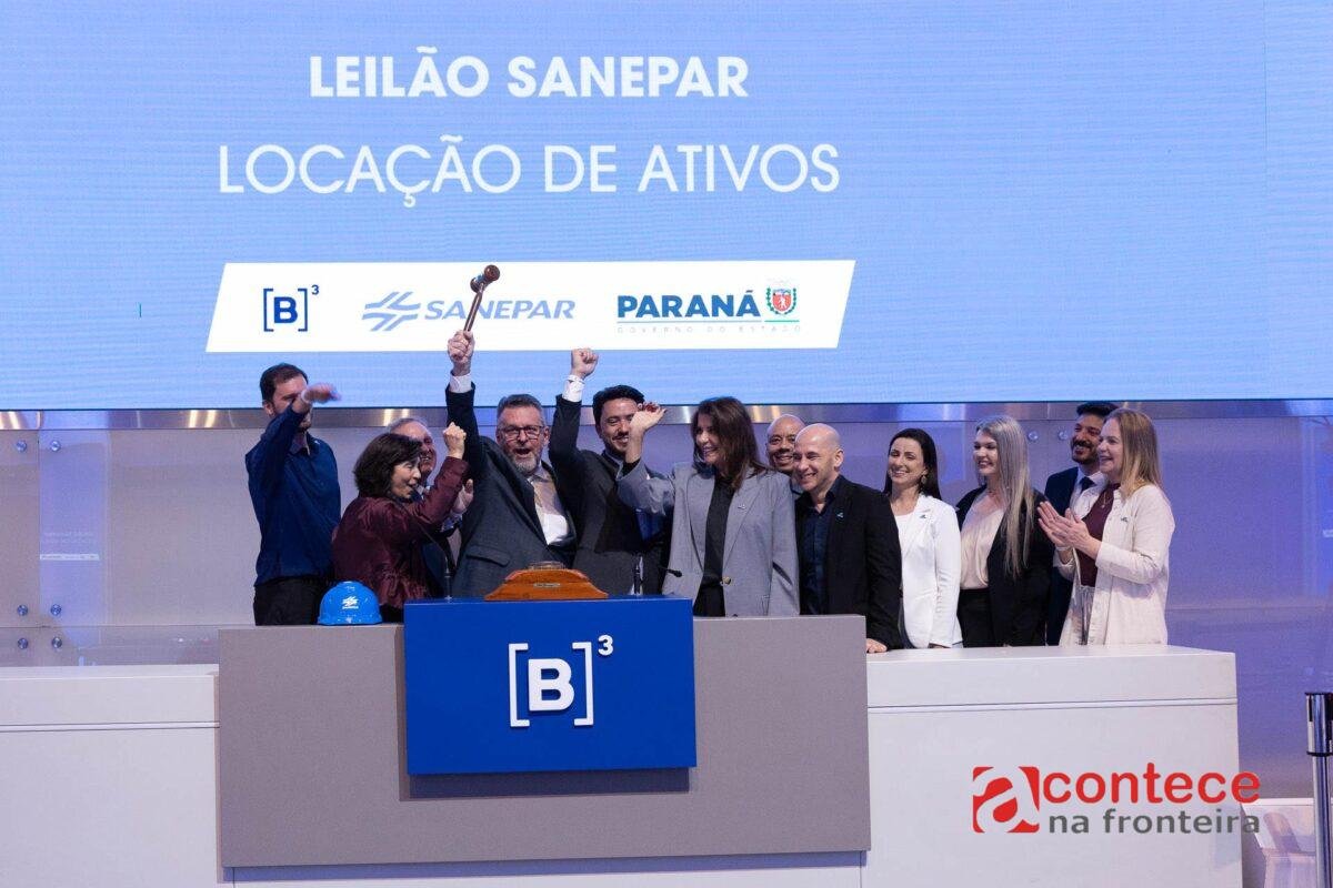 Leilão define consórcio para megaprojeto de água no Paraná