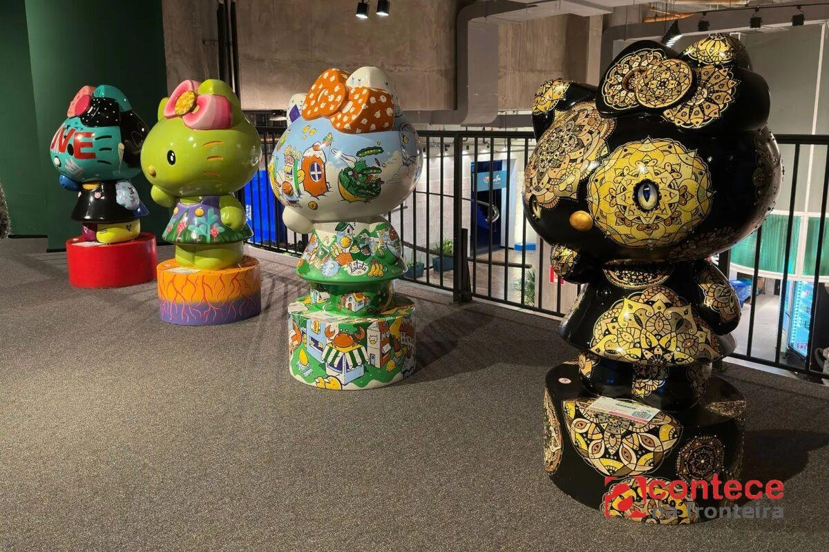 Mês das Crianças: AquaFoz recebe Hello Kitty Parade em exposição inédita em Foz do Iguaçu