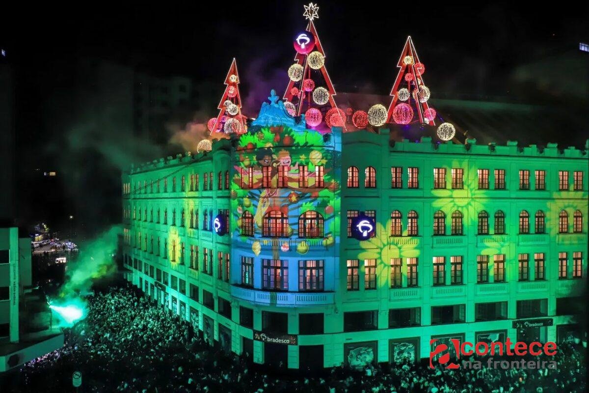 Natal do Palácio Avenida em Curitiba terá 6 dias de shows em 2026