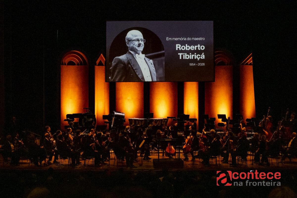 Orquestra Sinfônica do Paraná homenageia maestro Roberto Tibiriçá em concerto para mais de mil pessoas
