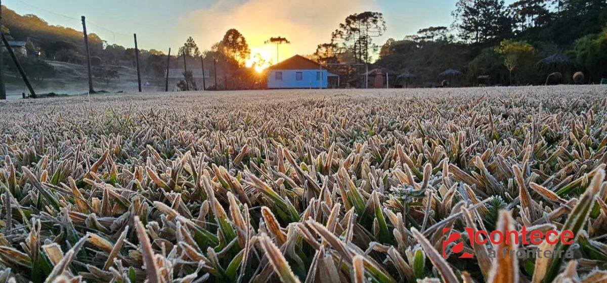 Paraná tem frio atípico com mínima de 2,3ºC em outubro