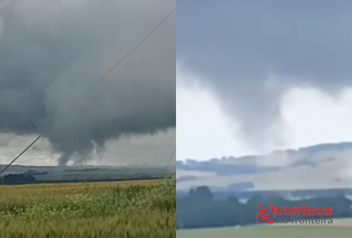Tornado raro é registrado no Paraná pelo Simepar